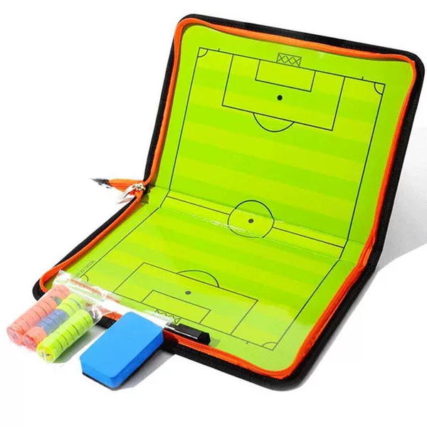 Basketball Football Tactical Board Color Coach Board Teaching Board Tactical Exercise Board Half-Court Magnetic Tactical Board