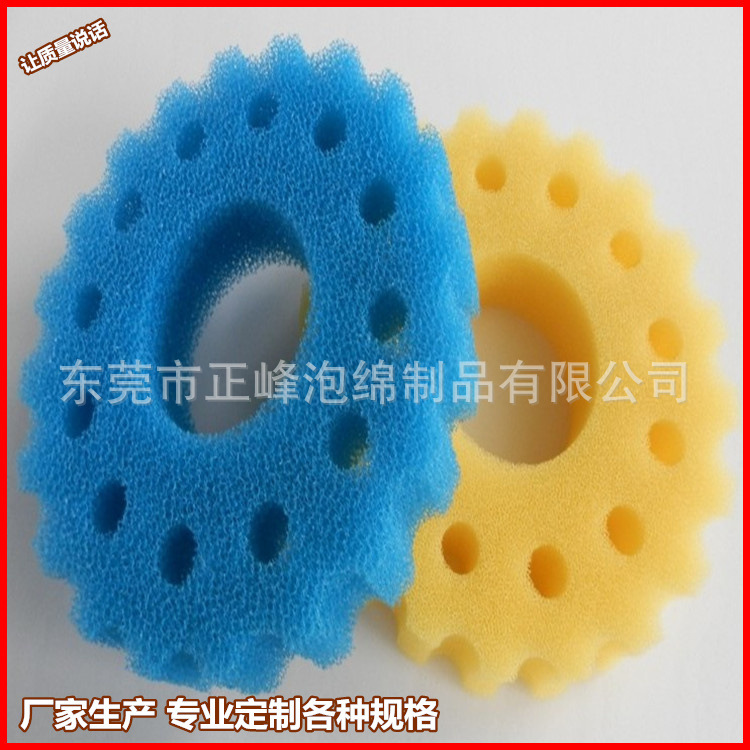 加 工  各种过滤海绵异型 线切割成型 异型 过滤海绵阻燃