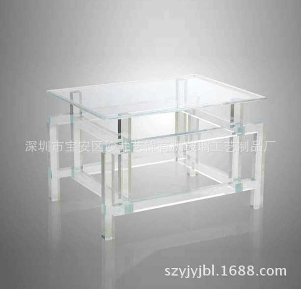 亚克力家居桌椅 家私家具 茶几餐桌办公桌椅子 有机玻璃透明桌椅