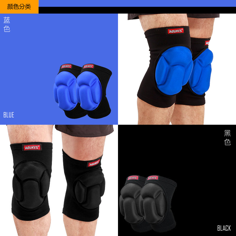 Fábrica directa espesa rodilla de colisión esponja rodilla de baile rodilla rodilla rodilla de rodilla al por mayor personalizada en stock