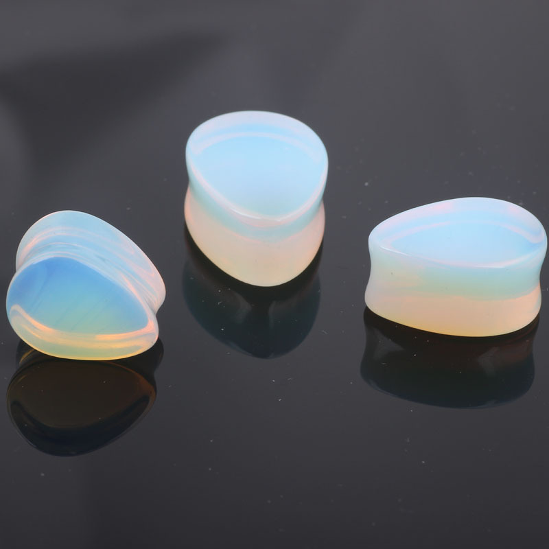 Hot New Stone Water Drop Ear Extension 6-16mm Auricle Piercing Jewelry for Men Women detail image 7