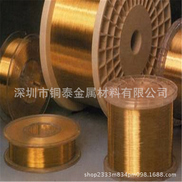 厂家主营磷青铜线 环保镀锡高弹性磷青铜线 铜线加工镀银 镀金