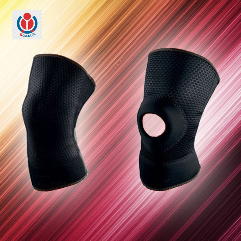 現貨運動加壓防撞籃球護膝戶外開孔防撞騎行登山護膝運動護具批發