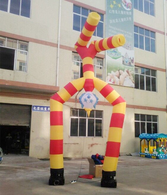 廠家直銷2018新款小醜雙腿舞星單腿雙腿氣模 空中舞星卡通定制款