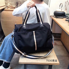 旅行包女手提旅行袋大容量韩版轻便短途行李包运动包健身包包