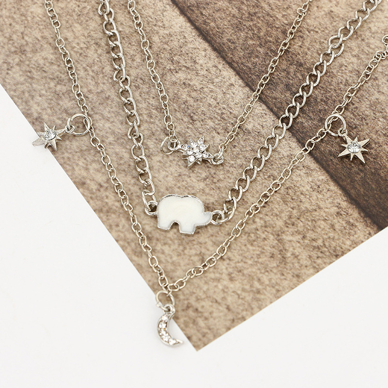 plating Jewelry Set (silver)NHGY0622-silver