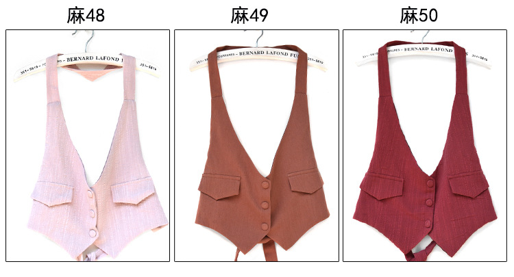 Gilet femme YUXI en Chanvre - Ref 3316349 Image 16