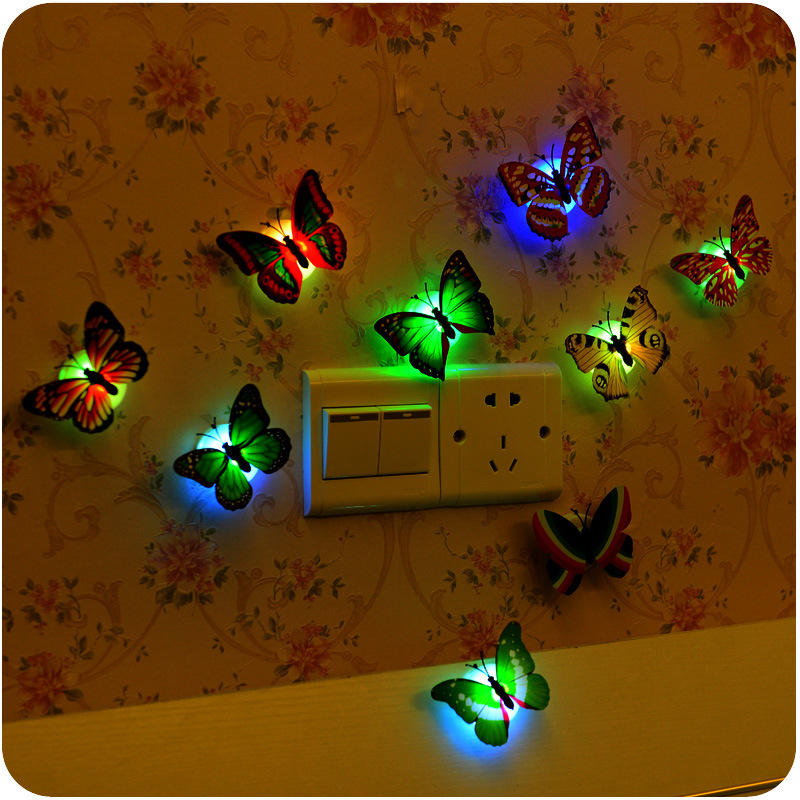 Lampe Led décoratif 10 papillons colorés - Ref 3425421 Image 8