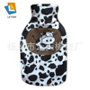 Yangzhou Lotte Dairy Cow Black and White Spot Single Velvet Rubber Hot Water Bag