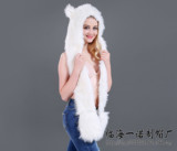 Бархатная мультяшная шапка, шарф, перчатки, европейский стиль