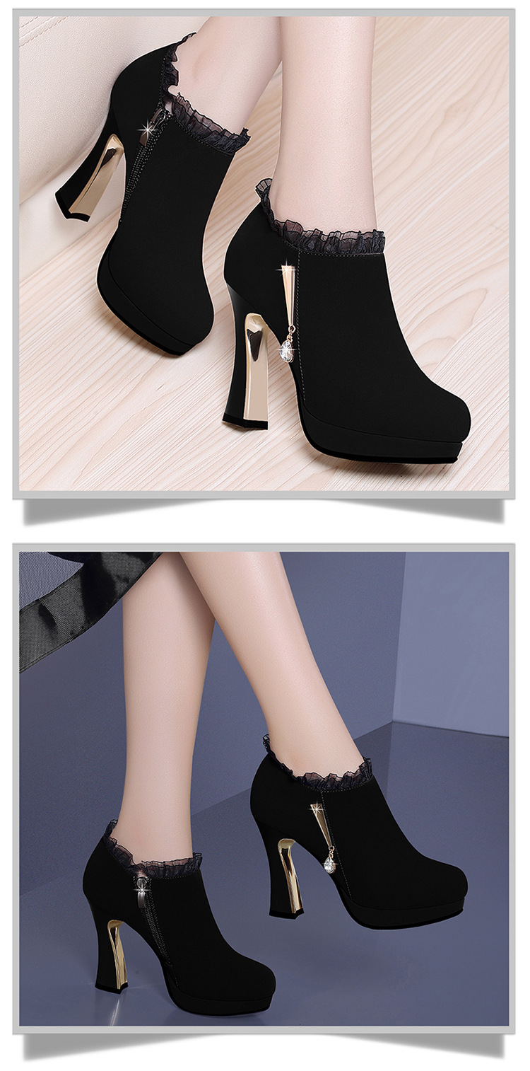 Bottes femme en Daim - Ref 3355324 Image 12