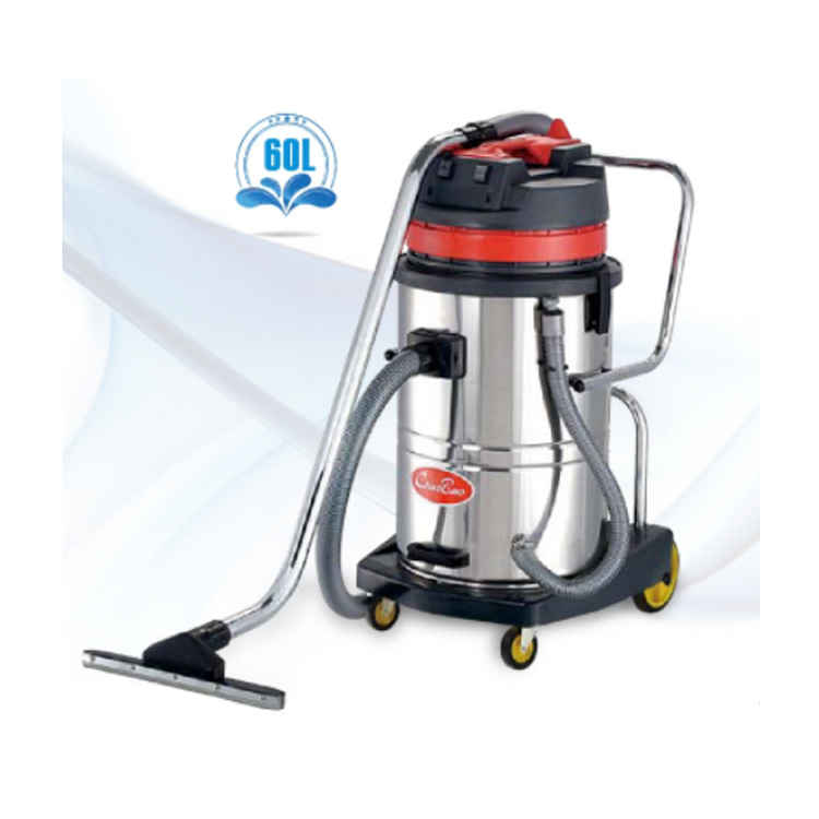 超宝吸尘吸水机吸尘器CB60-3J不锈钢桶60L带千秋架三马达干湿两用|ms