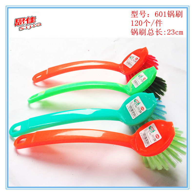 Plastic Pot Brush High temperature resistance transparent Laundry brush Cleaning brush wholesale Stiff brush brush Manufactor