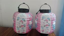 厂家直销LED卡通纸灯笼中秋节灯笼婚庆生日派对场景布置道具