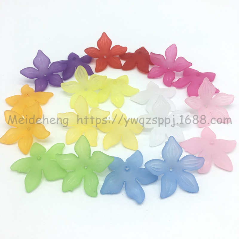 Bride's headwear, ancient-style hairpin accessories, diy jewelry processing, frosted flower head flower materials and accessories, Taobao wholesale detail image 8