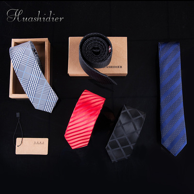 Manufactor goods in stock supply Korean Edition man necktie fashion wedding Fashion Polyester Yarn customized wholesale Lawyer 6cm