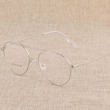 新款平光镜女 网红街拍眼镜框 男女潮流光学镜 复古眼镜架金属潮