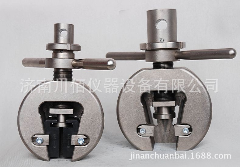 楔形拉伸夹具 板材圆材拉力夹具 0-7-14-20拉力试验机配5吨拉伸机