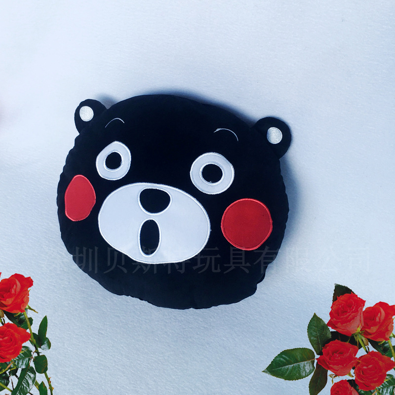 Shenzhen factory custom-made cute high-quality short plush black…