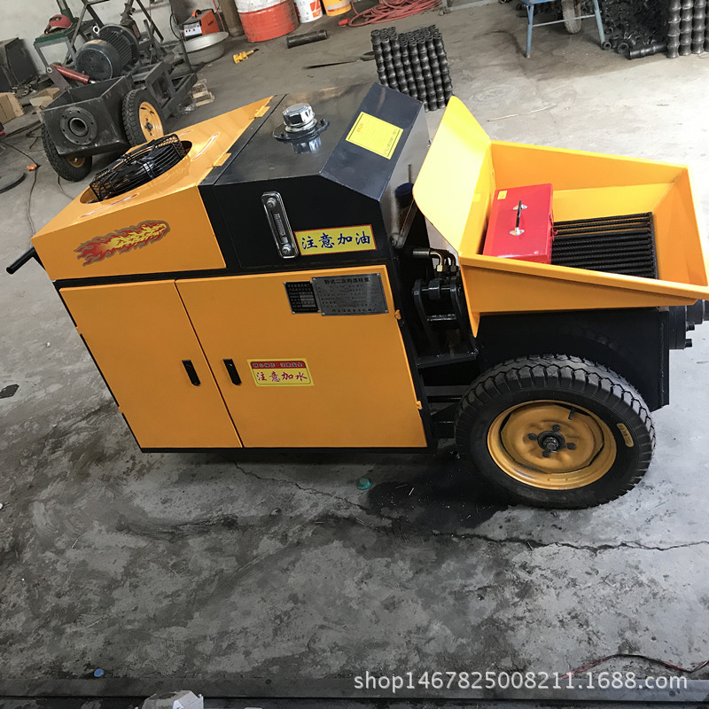 推荐：二次构造柱泵细石混凝土输送泵柴油机细石浇筑泵小泵厂家