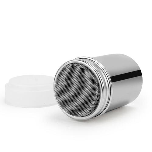 304 stainless steel pepper jar large barbecue seasoning jar kitchen mesh powder sprinkler fancy coffee powder sprinkler
