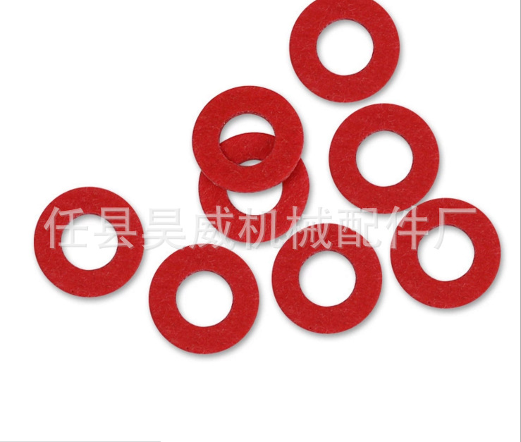 专业生产供应红色耐高温绝缘垫圈红钢纸垫片红介子