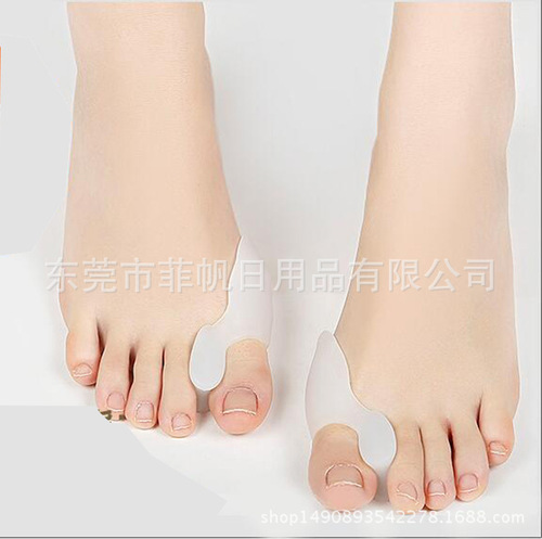 Silicone thumb valgus corrector toe separator big foot valgus corrector silicone anti-wear toe cover