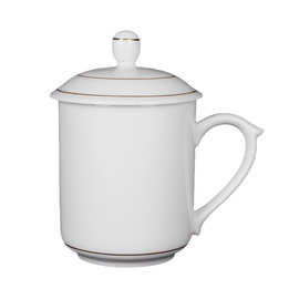 德化白瓷陶瓷杯办公室水杯创意广告礼品茶杯批发私人个性定制logo