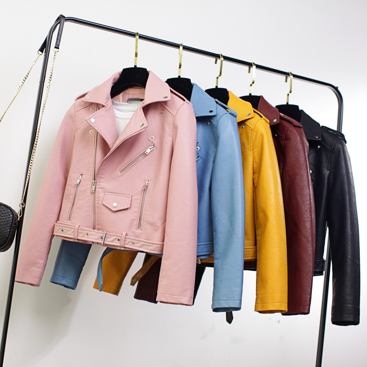 Veste cuir femme en PU - Ref 3447393 Image 15