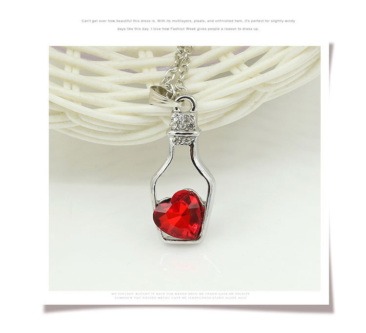 Crystal Bottle Necklace