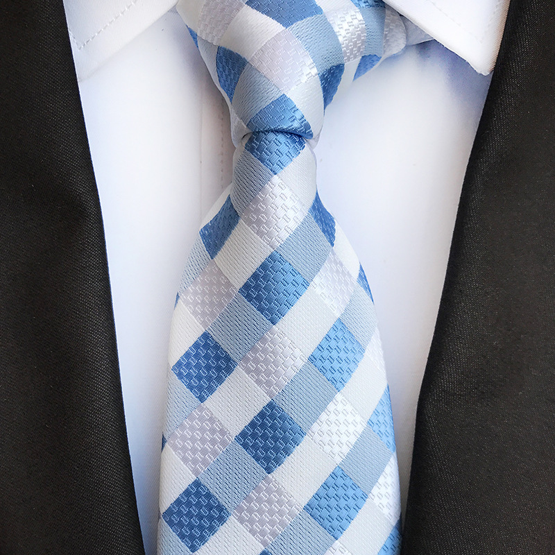 Spot high-density business men's tie chi...