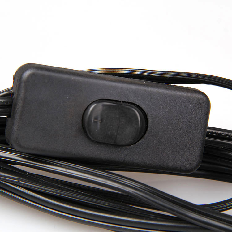 工厂生产电源线 插头电源线 两芯纯铜二插 美式认证透明AC插头