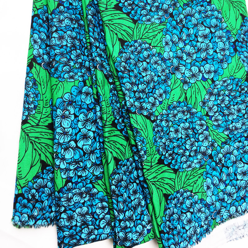 数码直喷印花加工 布匹家纺 清晰花卉面料 KH4415