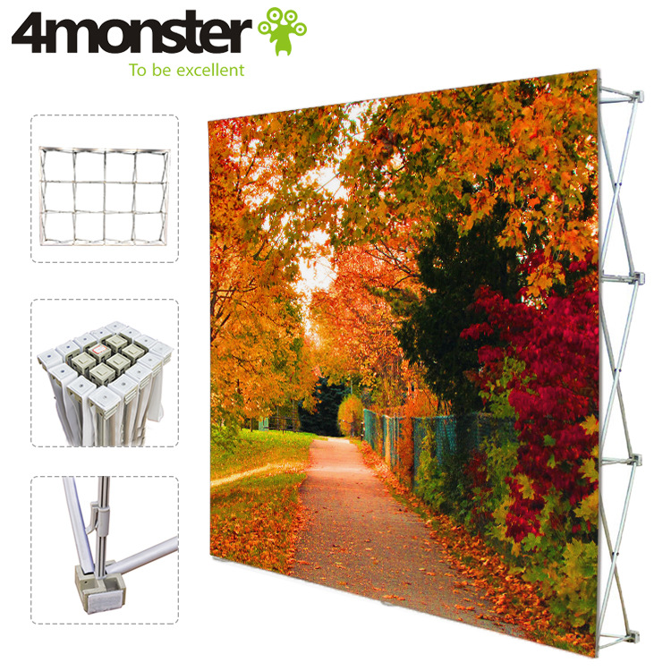 活动及会议用 拉网背景 便携式可折叠背景 支持客户定制布拉网