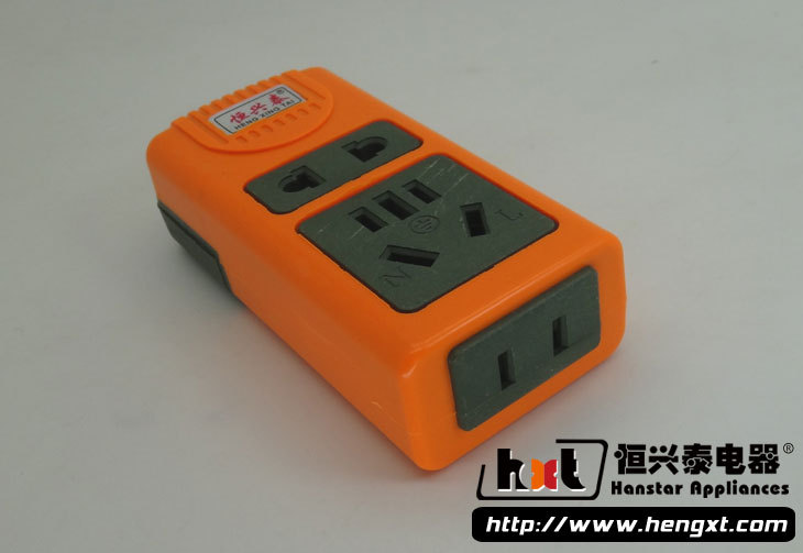 恒兴泰116小号9孔包胶无线插座 抗震防爆防压走江湖一体成型插线