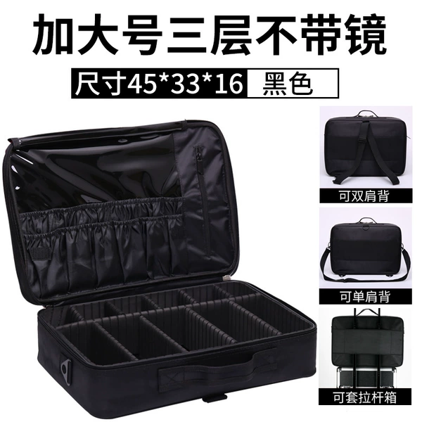Big black suitcase one shoulder, worn on the shoulder