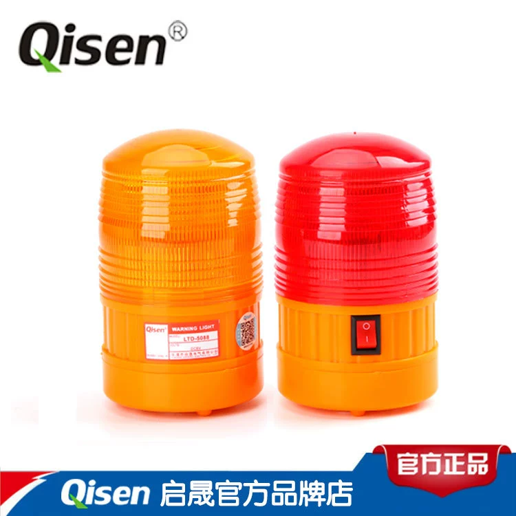 Завод Qisheng LTD5088 фонарь предупреждающий LED для временного дорожного строительства, сухая батарея