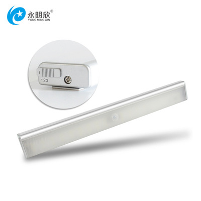18LED Body induction lamp charge aluminium alloy Induction Wardrobe Light USB Charging sensor lights Popular export