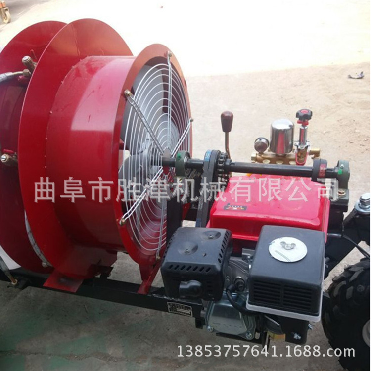 六盘水三轮车打药机自走式果园风送打药机