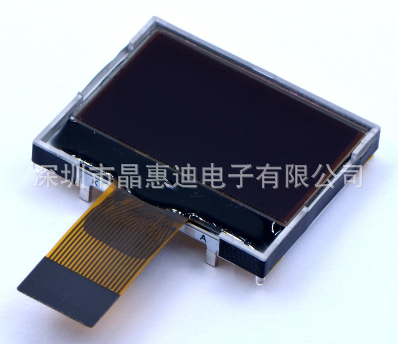 Һ����/12864/1.2��/ST7567/��Ĥ/SPI/����/JHD12864-G433BTW-BL