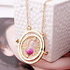 European and American jewelry Foreign Trade Niu Pin Harry Potter Time Time Converter Hourglass Necklace Aliwen Traveler Wholesale Women