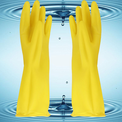 Oriental Full 10 Rubber latex glove laundry Dishwasher Housework Dichotomanthes thickening rubber waterproof Industry