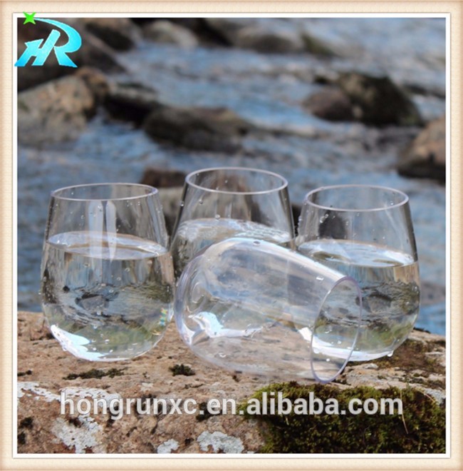 Tritan塑料酒具  食品级塑料酒杯 无脚酒杯