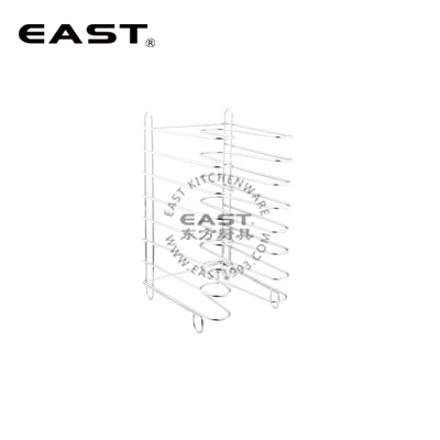 不锈钢线制披萨盘架 8层【EAST东方厨具】