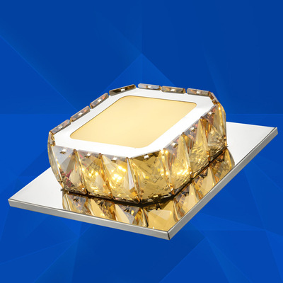 厂家直销跨境 正方形LED水晶灯现代简约过道吸顶走廊玄关门厅灯饰