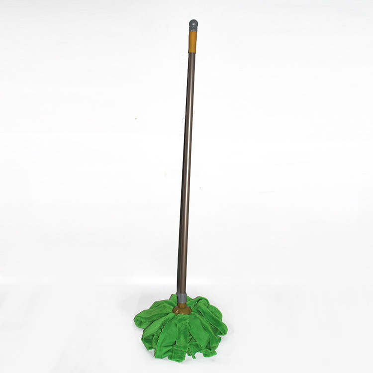 Spot wholesale painted iron round head coral fleece mop removable easy to install new mop water mop Spot wholesale painted iron round head coral fleece mop removable easy to install new mop water mop