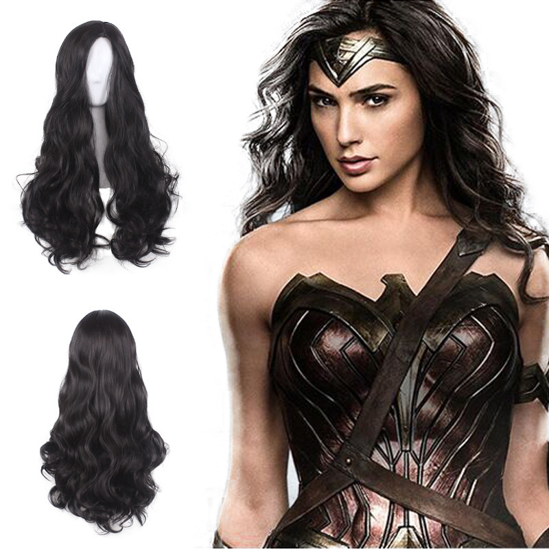 European and American New Wonder Woman War Superman Diana Wig Halloween Wig AliExpress Hot Explosions