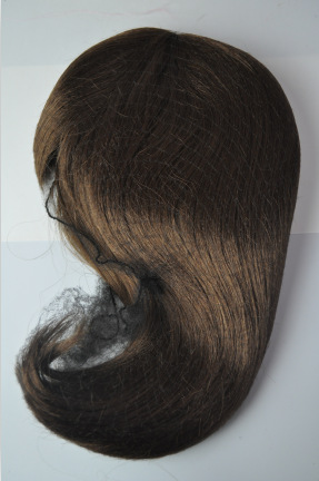 Estilo europeo y americano de estilo medio pelucas de cabello recto fiesta cubierta de cabeza estrella