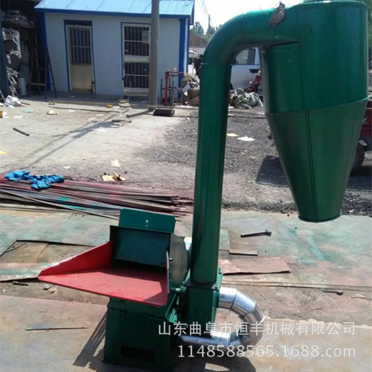 湖南全自动锤片式粉碎机玉米秸秆打粉机干湿稻草饲料粉碎机铡草机