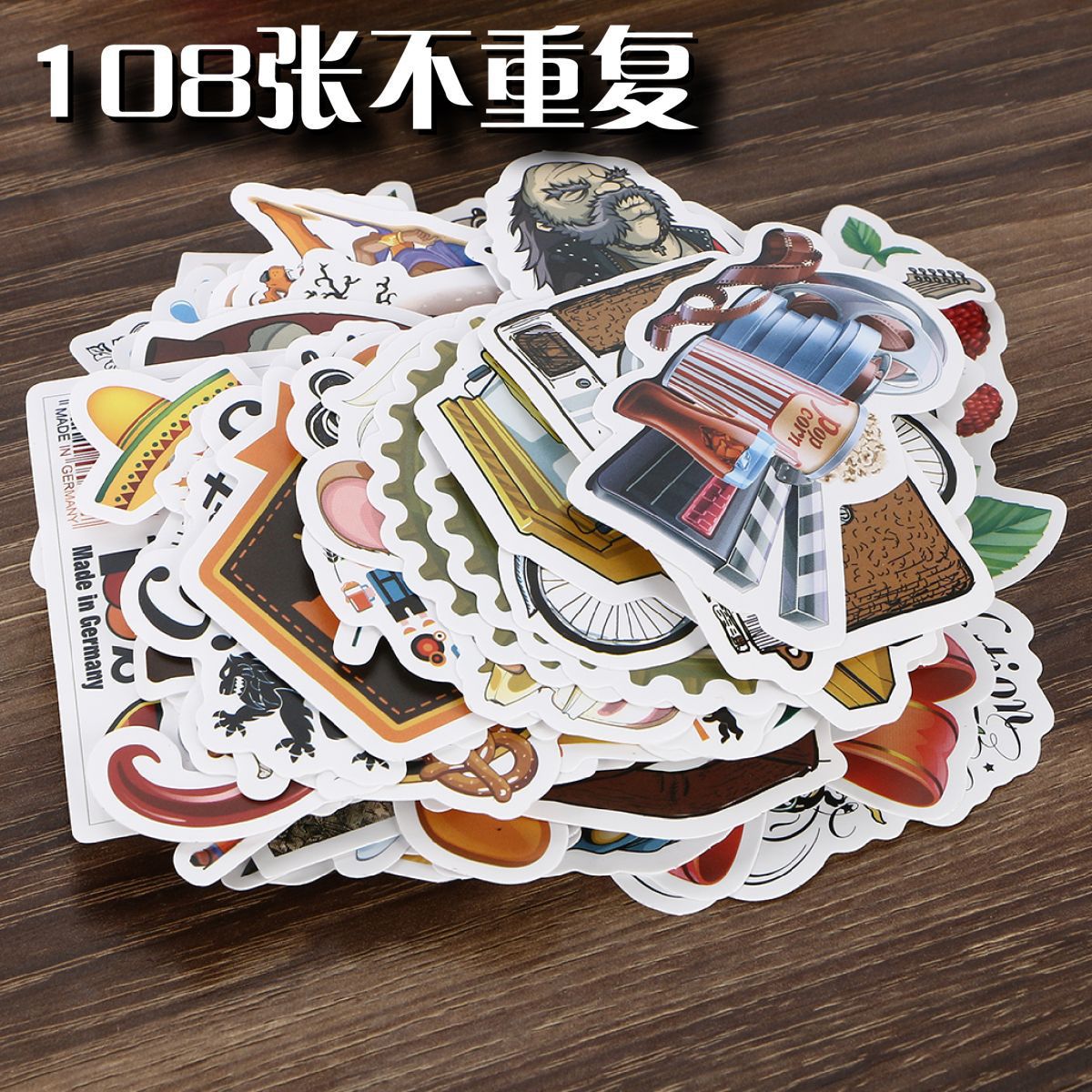 suit trunk Sticker wholesale Stickers Customized